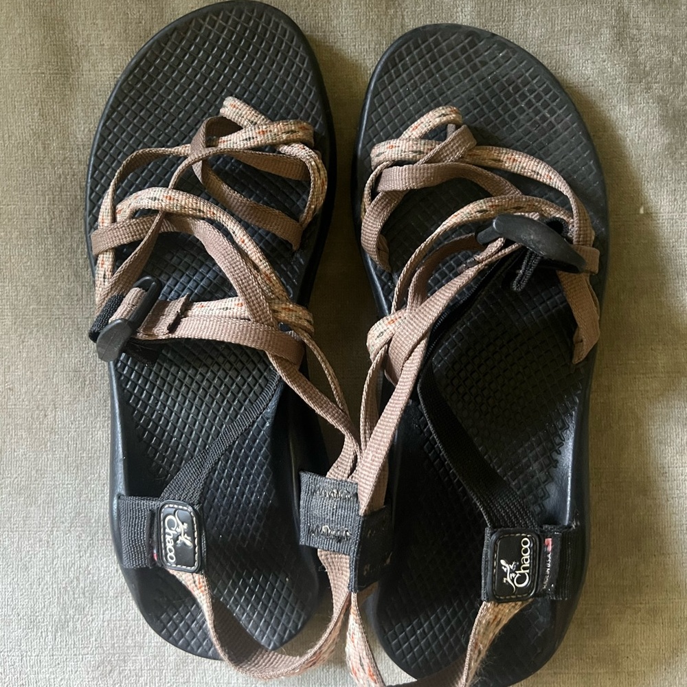 Chaco Women's Sandals with Black and Brown Straps